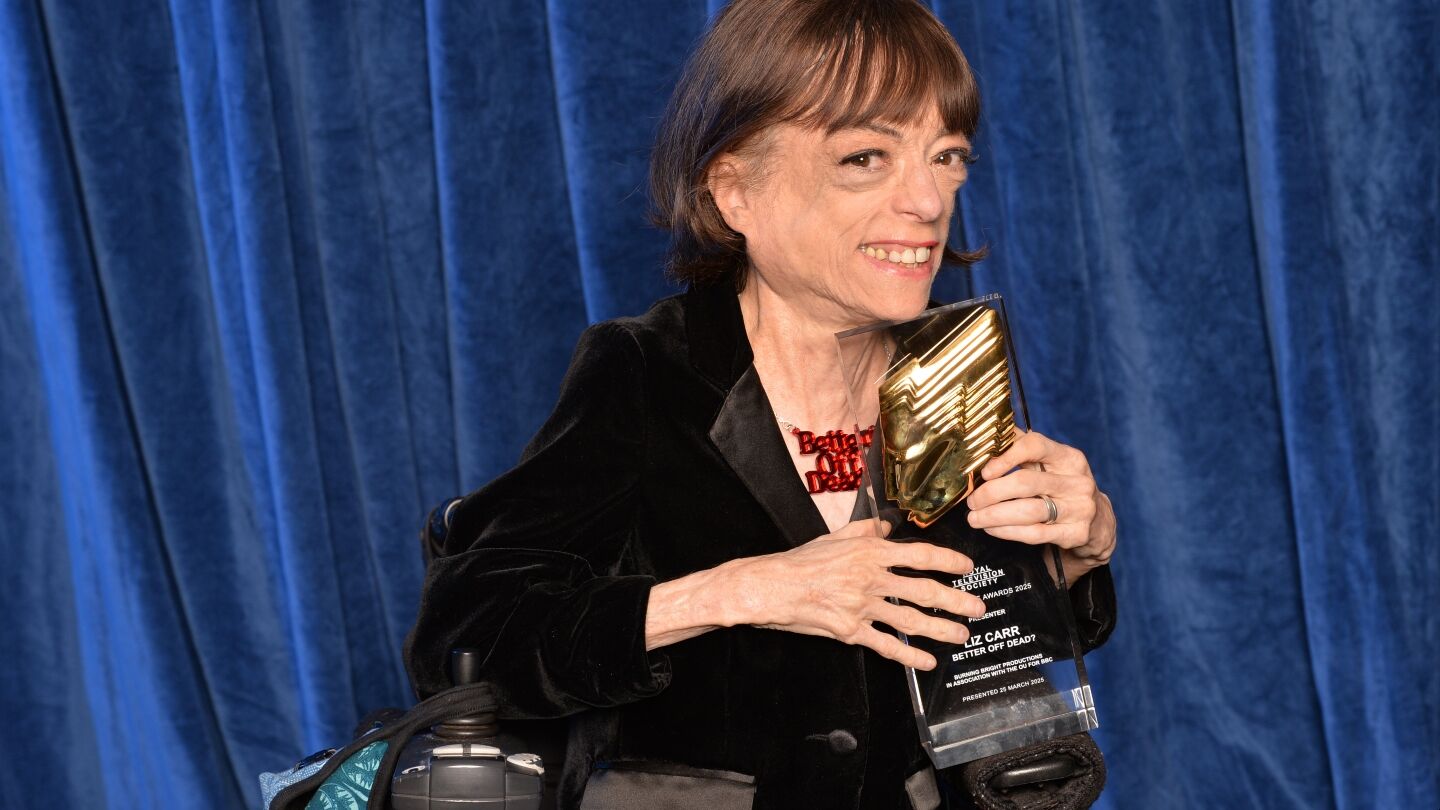 Liz Carr won best Presenter